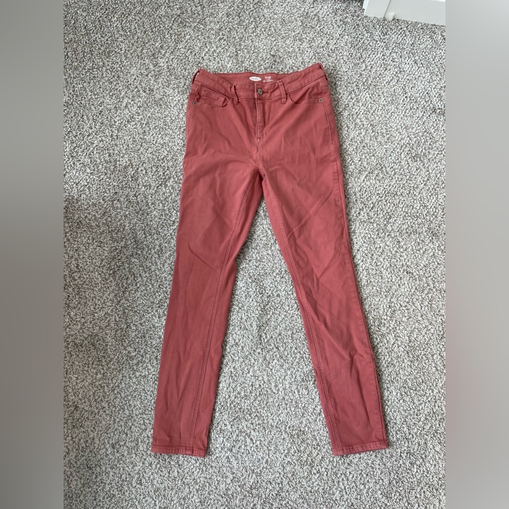 Old navy pink skinny jeans